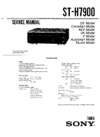 Sony ST-H7900 - Service Manual 